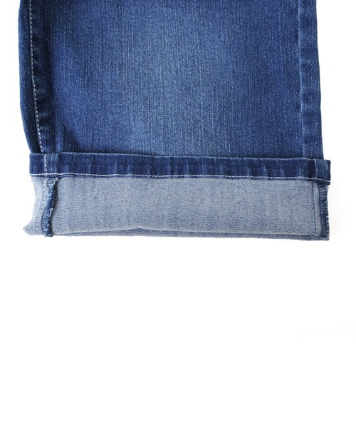 GLAZOS（グラソス）の「接触冷感デニム・ハーフパンツ（デニムパンツ・キッズ・ライトブルー/ホワイト/ブルー・160cm/130cm/170cm/140cm/150cm）」の15枚目の写真