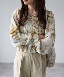 4youstory | オフショル柄ブラウス(シャツ/ブラウス)