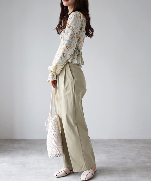 4youstory(フォーユーストーリー)の「オフショル柄ブラウス(シャツ/ブラウス・レディース・ブルー/グリーン/レッド・FREE)」の6枚目の写真