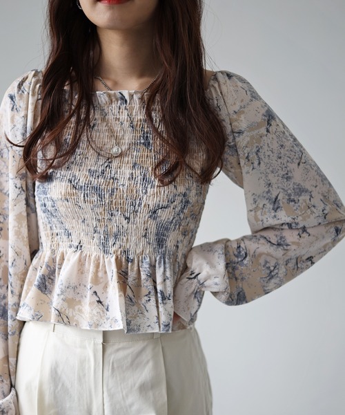 4youstory(フォーユーストーリー)の「オフショル柄ブラウス(シャツ/ブラウス・レディース・ブルー/グリーン/レッド・FREE)」の15枚目の写真