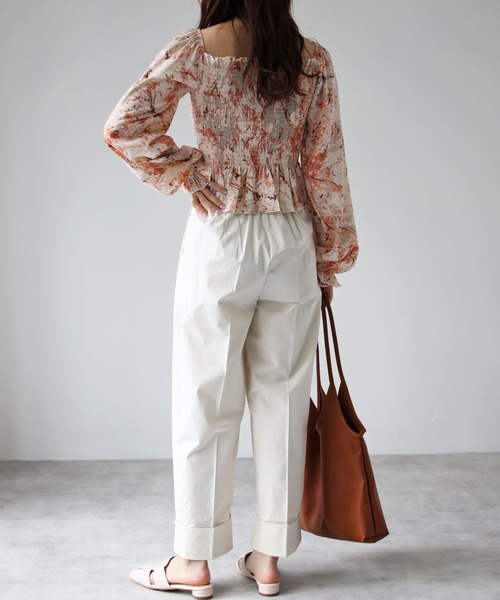 4youstory(フォーユーストーリー)の「オフショル柄ブラウス(シャツ/ブラウス・レディース・ブルー/グリーン/レッド・FREE)」の13枚目の写真