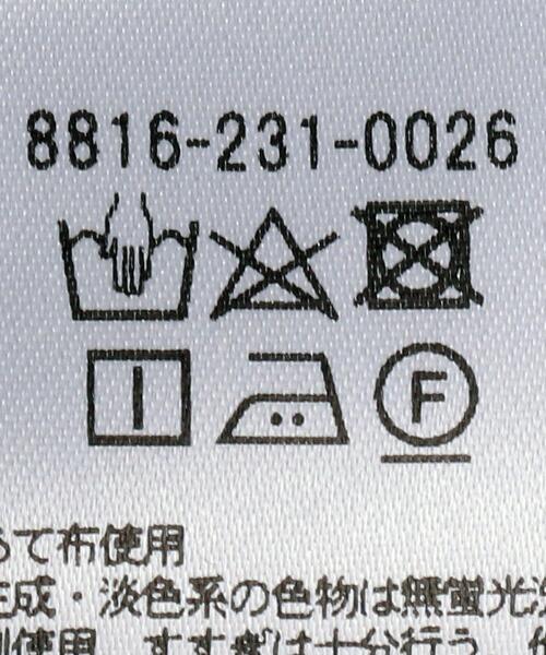 LOEFF（ロエフ）の「＜LOEFF（ロエフ）＞ コットンブロード ショートスリーブ レギュラーシャツ（シャツ/ブラウス・レディース・ホワイト/その他1・1/0）」の4枚目の写真