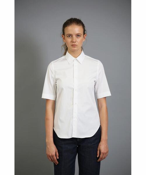 LOEFF（ロエフ）の「＜LOEFF（ロエフ）＞ コットンブロード ショートスリーブ レギュラーシャツ（シャツ/ブラウス・レディース・ホワイト/その他1・1/0）」の12枚目の写真