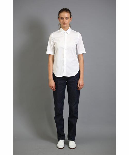 LOEFF（ロエフ）の「＜LOEFF（ロエフ）＞ コットンブロード ショートスリーブ レギュラーシャツ（シャツ/ブラウス・レディース・ホワイト/その他1・1/0）」の14枚目の写真