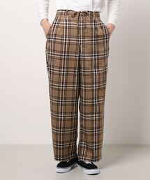 ワイドシルエット TRPU ストレッチ ワイドパンツ