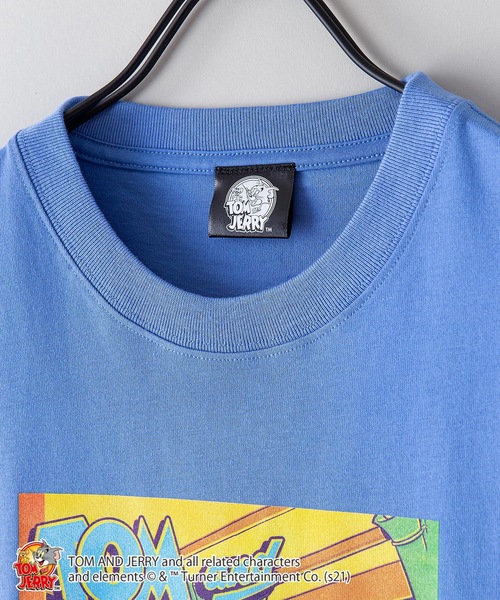 JEANS MATE（ジーンズメイト）の「【TOM AND JERRY/トムとジェリー】 別注プリントTシャツ（Tシャツ/カットソー・メンズ・ホワイト/ベージュ/ブルー/ブラック/ピンク/ホワイト系その他/ベージュ系その他/ピンク系その他/その他2/その他1・LARGE/MEDIUM/SMALL/X-LARGE）」の19枚目の写真