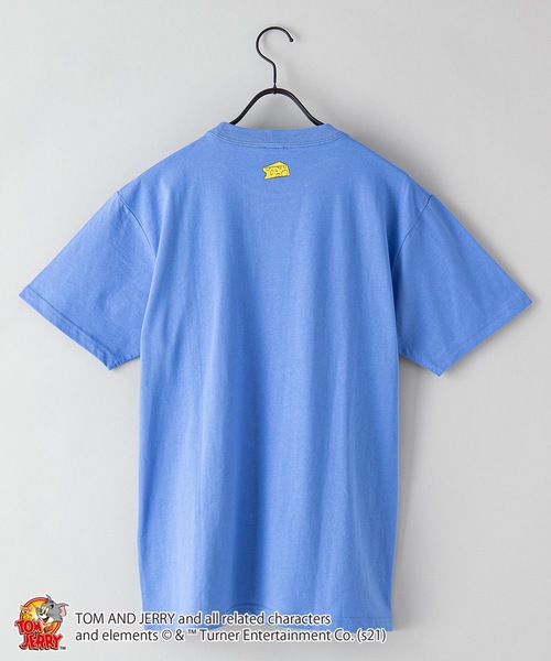 JEANS MATE（ジーンズメイト）の「【TOM AND JERRY/トムとジェリー】 別注プリントTシャツ（Tシャツ/カットソー・メンズ・ホワイト/ベージュ/ブルー/ブラック/ピンク/ホワイト系その他/ベージュ系その他/ピンク系その他/その他2/その他1・LARGE/MEDIUM/SMALL/X-LARGE）」の17枚目の写真