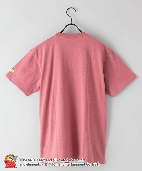 JEANS MATE（ジーンズメイト）の「【TOM AND JERRY/トムとジェリー】 別注プリントTシャツ（Tシャツ/カットソー・メンズ・ホワイト/ベージュ/ブルー/ブラック/ピンク/ホワイト系その他/ベージュ系その他/ピンク系その他/その他2/その他1・LARGE/MEDIUM/SMALL/X-LARGE）」の18枚目の写真