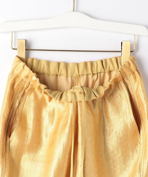 BRACTMENT（ブラクトメント）の「『BRACTMENT(ブラクトメント)』 BM シャイニー ドロストパンツ（その他パンツ・レディース・ダークグレー/イエロー・FREE）」の13枚目の写真