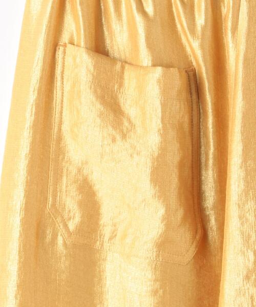 BRACTMENT（ブラクトメント）の「『BRACTMENT(ブラクトメント)』 BM シャイニー ドロストパンツ（その他パンツ・レディース・ダークグレー/イエロー・FREE）」の3枚目の写真