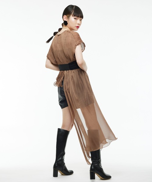 Narcissus（ナルシス）の「【Narcissus】アシメトップス（シャツ/ブラウス・レディース・ホワイト/ベージュ/ブラック・FREE）」の15枚目の写真