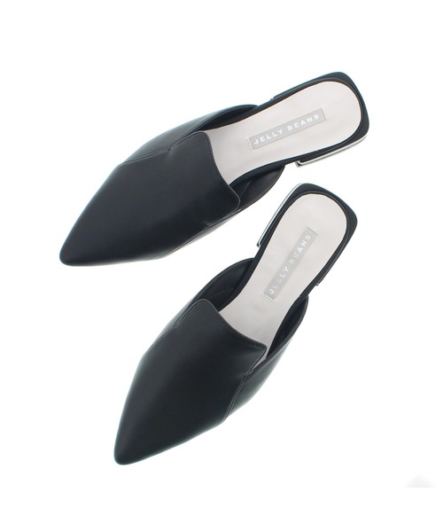 JELLY BEANS（ジェリービーンズ）の「オペラカットスリッパミュール(204-32671)JELLY BEANS(ジェリービーンズ)（サンダル・レディース・ベージュ/パイソン/ブラック・L/S/M）」の8枚目の写真