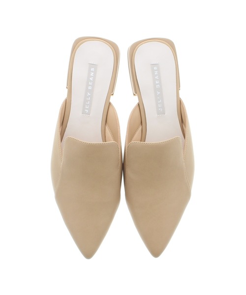 JELLY BEANS（ジェリービーンズ）の「オペラカットスリッパミュール(204-32671)JELLY BEANS(ジェリービーンズ)（サンダル・レディース・ベージュ/パイソン/ブラック・L/S/M）」の11枚目の写真