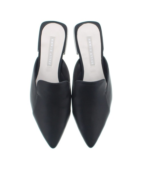 JELLY BEANS（ジェリービーンズ）の「オペラカットスリッパミュール(204-32671)JELLY BEANS(ジェリービーンズ)（サンダル・レディース・ベージュ/パイソン/ブラック・L/S/M）」の7枚目の写真