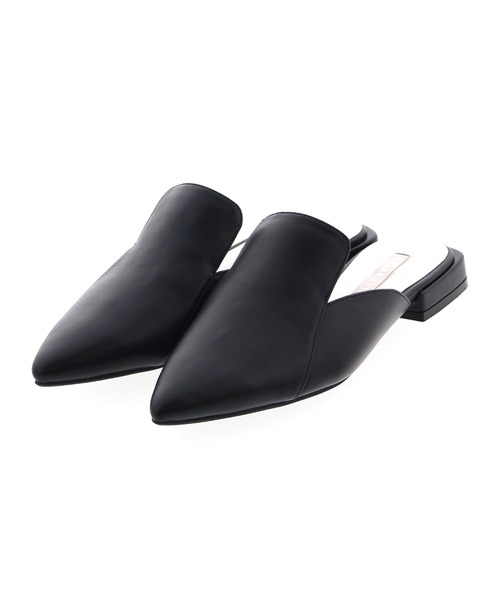 JELLY BEANS（ジェリービーンズ）の「オペラカットスリッパミュール(204-32671)JELLY BEANS(ジェリービーンズ)（サンダル・レディース・ベージュ/パイソン/ブラック・L/S/M）」の15枚目の写真