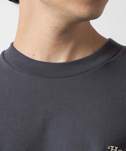 WEGO（ウィゴー）の「WEGO/DOGプリント5分袖ビッグシルエットTシャツ（Tシャツ/カットソー・メンズ・スミクロ/ブルー/グリーン/ホワイト・MEDIUM/LARGE）」の21枚目の写真