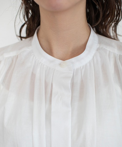 MARECHAL TERRE（マルシャルテル）の「【ZOZO限定】フリルシャツワンピース（シャツワンピース・レディース・ホワイト/ブラック/ストライプ・MEDIUM）」の15枚目の写真