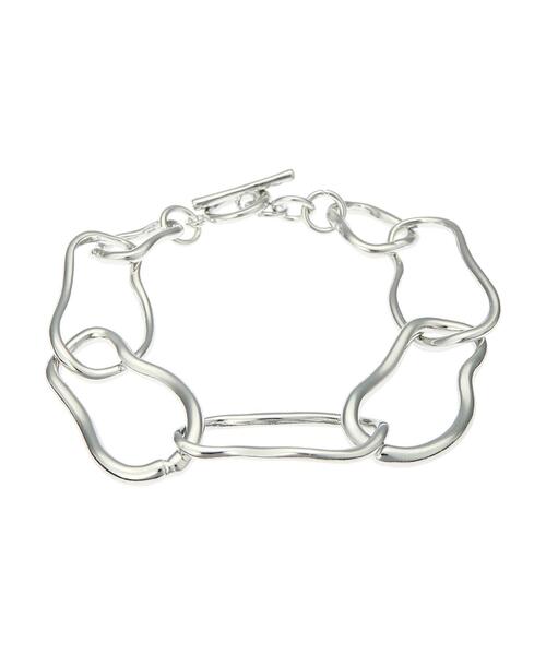 CRAFT STANDARD BOUTIQUE(クラフトスタンダードブティック)の「変形メタルマンテルブレスレット *(ブレスレット・レディース・シルバー/ゴールド・FREE)」の3枚目の写真