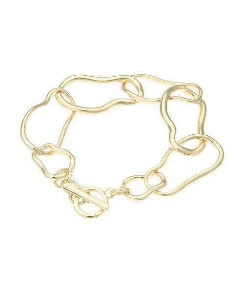 CRAFT STANDARD BOUTIQUE(クラフトスタンダードブティック)の「変形メタルマンテルブレスレット *(ブレスレット・レディース・シルバー/ゴールド・FREE)」の5枚目の写真