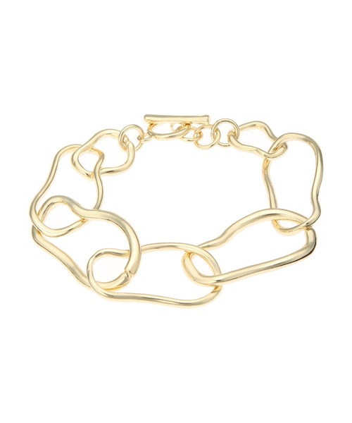 CRAFT STANDARD BOUTIQUE(クラフトスタンダードブティック)の「変形メタルマンテルブレスレット *(ブレスレット・レディース・シルバー/ゴールド・FREE)」の2枚目の写真