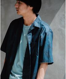 green label relaxing | [ ミュルーズ ] MULHOUSE オープンカラー 総柄 半袖 シャツ ①(シャツ/ブラウス)