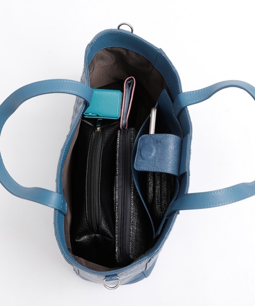 ElegChic(エレグシック)の「オーストリッチフルポイントマグネットバッグ 結婚式 同窓会 オケージョン お呼ばれ(ショルダーバッグ・レディース・ブラック/ダークグリーン/ダークブラウン/レッド/ピンク/イエロー/オレンジ/ブルー/ダークブルー・FREE)」の11枚目の写真