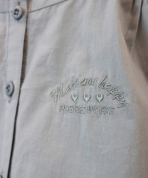 RUGGEDWORKS（ラゲッドワークス）の「ノースリーブ前開きチュニックブラウス（シャツ/ブラウス・キッズ・ライトピンク/サックスブルー・120/130/90/140/150/100/110）」の7枚目の写真