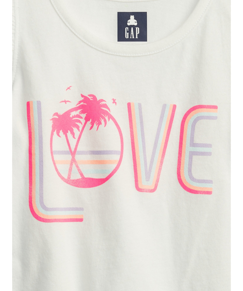 GAP（ギャップ）の「ミックス＆マッチ グラフィックタンクトップ (幼児)（タンクトップ・キッズ・ホワイト/ライトブルー/ブルー/その他・3 YRS/2 YRS/5 YRS/4 YRS/12-18M/18-24M）」の6枚目の写真