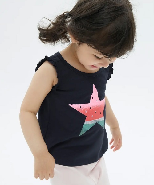 GAP（ギャップ）の「ミックス＆マッチ グラフィックタンクトップ (幼児)（タンクトップ・キッズ・ホワイト/ライトブルー/ブルー/その他・3 YRS/2 YRS/5 YRS/4 YRS/12-18M/18-24M）」の4枚目の写真