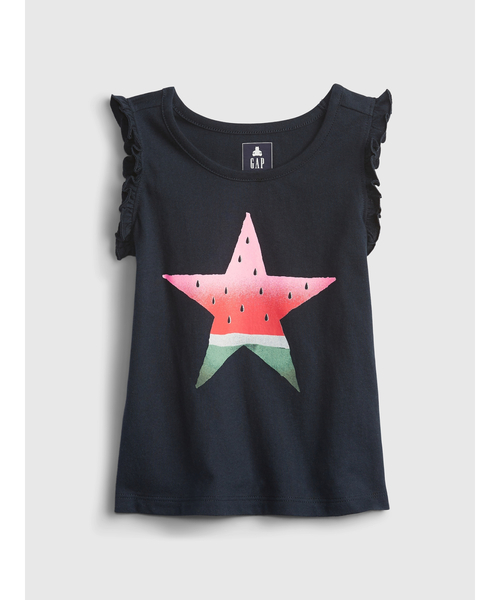 GAP（ギャップ）の「ミックス＆マッチ グラフィックタンクトップ (幼児)（タンクトップ・キッズ・ホワイト/ライトブルー/ブルー/その他・3 YRS/2 YRS/5 YRS/4 YRS/12-18M/18-24M）」の10枚目の写真