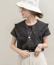 UR Lab. | UR Lab.　BIGカラーフレンチブラウス(シャツ/ブラウス)