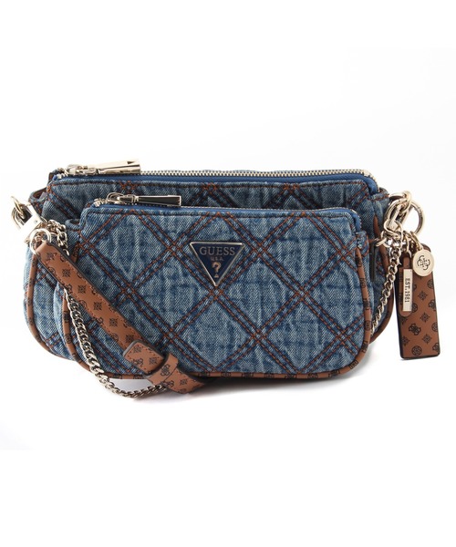 guess arie double pouch crossbody
