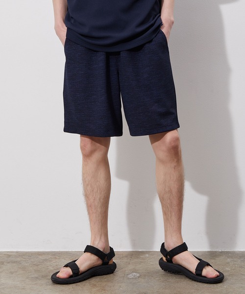 JUNRED（ジュンレッド）の「ウェーブワッフルワイドイージーショーツ（その他パンツ・メンズ・ブラック系その他/ブルー系その他6/ブルー/ブラウン/ベージュ・L/M/LL）」の5枚目の写真