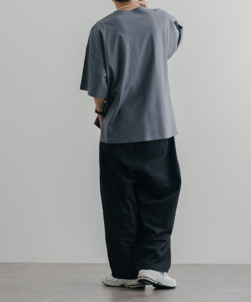 epnok(エプノック)の「サイドスリットepTシャツ(Tシャツ/カットソー・メンズ・ブラウン/オフホワイト/グレイッシュブルー・SMALL/MEDIUM/LARGE)」の12枚目の写真
