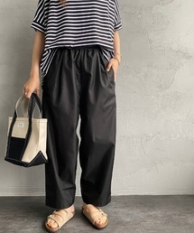 JEANS FACTORY  | [COMMENCEMENT/コメンスメント] T/C ウエストゴム チノワイドパンツ(その他パンツ)