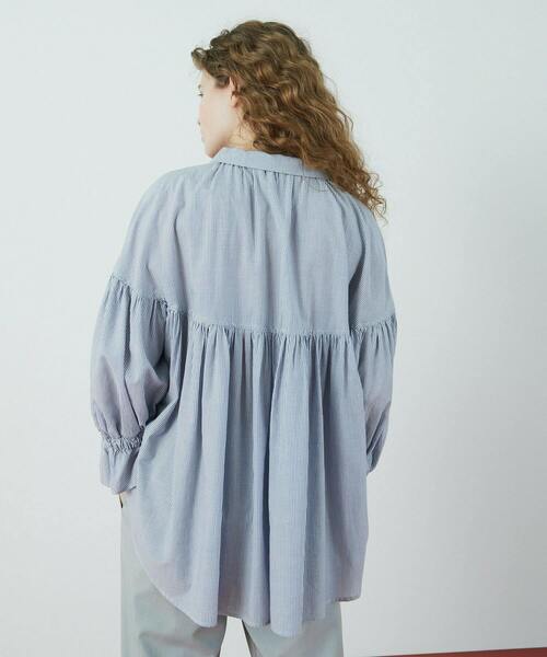 FRAPBOIS（フラボア）の「ストーバー ブラウス（シャツ/ブラウス・レディース・ブルー系その他/ブラック系その他・1/0）」の10枚目の写真