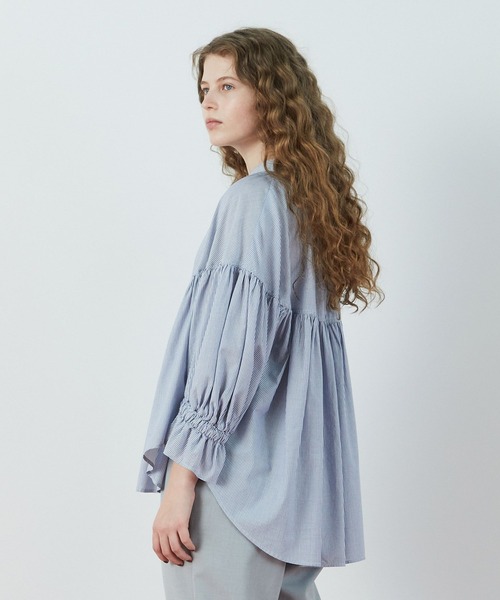 FRAPBOIS（フラボア）の「ストーバー ブラウス（シャツ/ブラウス・レディース・ブルー系その他/ブラック系その他・1/0）」の13枚目の写真