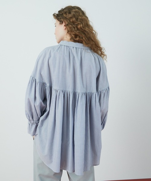 FRAPBOIS（フラボア）の「ストーバー ブラウス（シャツ/ブラウス・レディース・ブルー系その他/ブラック系その他・1/0）」の20枚目の写真