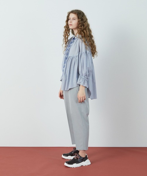 FRAPBOIS（フラボア）の「ストーバー ブラウス（シャツ/ブラウス・レディース・ブルー系その他/ブラック系その他・1/0）」の17枚目の写真