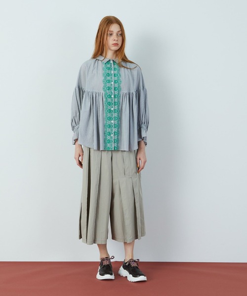 FRAPBOIS（フラボア）の「ストーバー ブラウス（シャツ/ブラウス・レディース・ブルー系その他/ブラック系その他・1/0）」の15枚目の写真