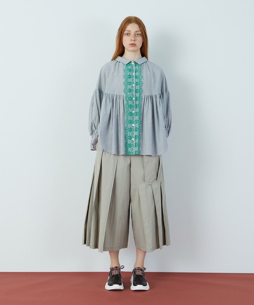 FRAPBOIS（フラボア）の「ストーバー ブラウス（シャツ/ブラウス・レディース・ブルー系その他/ブラック系その他・1/0）」の22枚目の写真