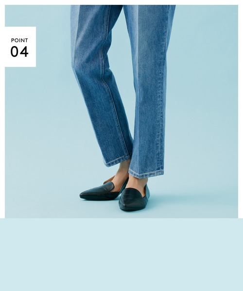 GLOBAL WORK（グローバルワーク）の「GOODデニムテーパードパンツ/948006（デニムパンツ・レディース・ライトブルー/ブルー/オフホワイト/ダークグレー/ネイビー/パープル系その他2/ベージュ/ライトピンク・MEDIUM/SMALL/LARGE/X-SMALL）」の18枚目の写真