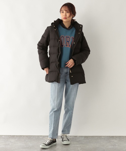 GLOBAL WORK（グローバルワーク）の「GOODデニムテーパードパンツ/948006（デニムパンツ・レディース・ライトブルー/ブルー/オフホワイト/ダークグレー/ネイビー/パープル系その他2/ベージュ/ライトピンク・MEDIUM/SMALL/LARGE/X-SMALL）」の20枚目の写真