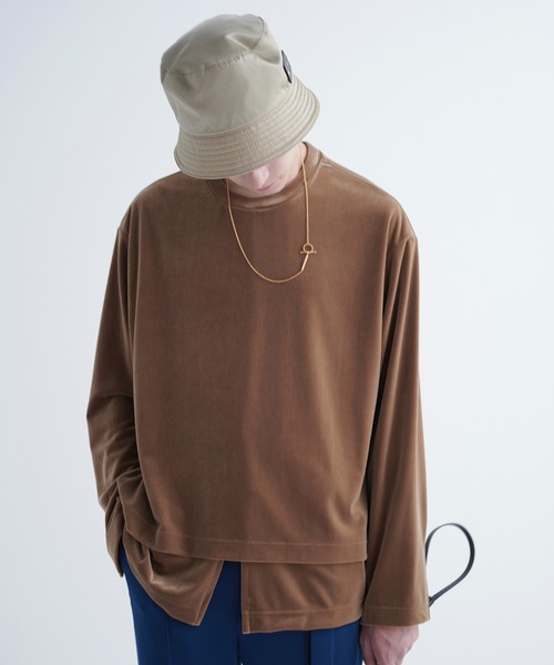 CULLNI（クルニ）の「21-AW-029 ベロアレイヤードカットソー（Tシャツ
