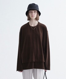 CULLNI | 21-AW-029　ベロアレイヤードカットソー(Tシャツ/カットソー)