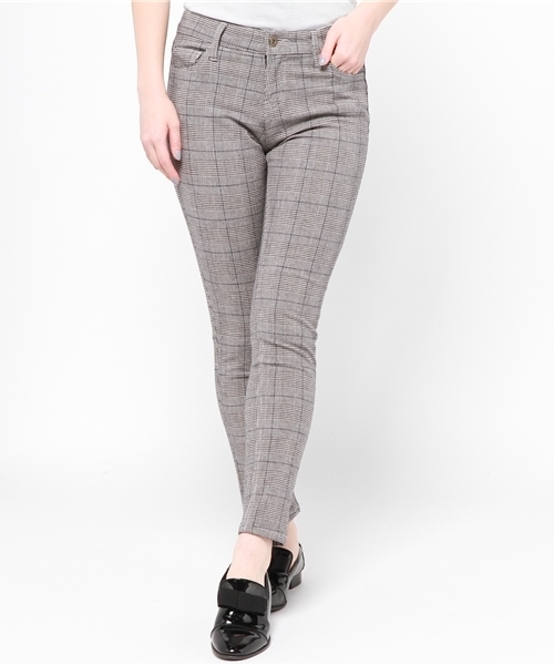N.（N. Natural Beauty Basic）（エヌエヌナチュラルビューティーベーシック）の「チェックスキニーパンツ（その他パンツ・レディース・ホワイト系その他/ブルー系その他/オフホワイト・SMALL/MEDIUM）」の3枚目の写真