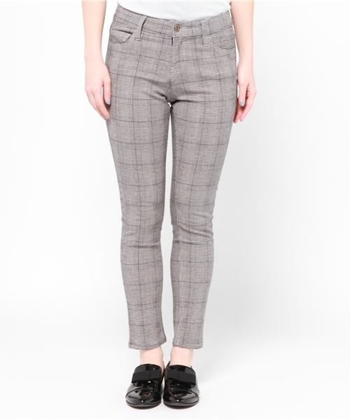 N.（N. Natural Beauty Basic）（エヌエヌナチュラルビューティーベーシック）の「チェックスキニーパンツ（その他パンツ・レディース・ホワイト系その他/ブルー系その他/オフホワイト・SMALL/MEDIUM）」の4枚目の写真