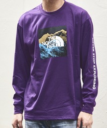 THE NORTH FACE L/S DIGITAL LOGO TEE / ザ・ノース・フェイス ロングスリーブデジタルロゴティー