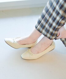 Ray BEAMS | SEPTEMBER MOON / スクエアトゥ バレエシューズ(バレエシューズ)