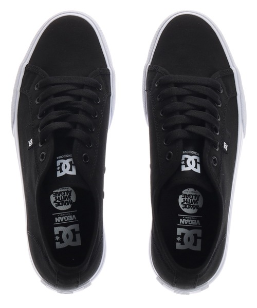 DC SHOES（ディーシーシューズ）の「MANUAL W/DCローカットスニーカー（スニーカー・メンズ・ホワイト/その他/ブラック×ホワイト/ブラック系その他・23cm/23.5cm/24cm/24.5cm/25cm/25.5cm/26cm/26.5cm/27cm/27.5cm/28cm/28.5cm/29cm）」の5枚目の写真